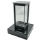 Grablaterne 1658 aus Aluminium auf Granitsockel Black