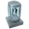Grablaterne 1705 aus Aluminium auf Granitsockel Paradiso