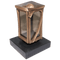 Grablaterne 51170 aus Bronze auf Granitsockel Black