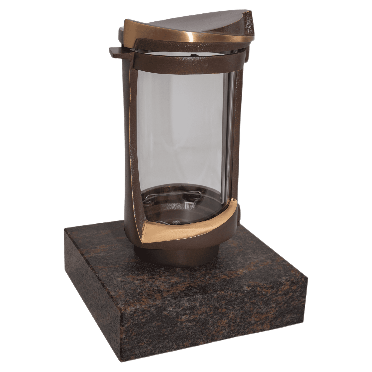 Grablaterne 57001 aus Bronze auf Granitsockel Aurindi