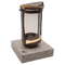 Grablaterne 57001 aus Bronze auf Granitsockel Viscont White