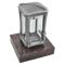 Grablaterne 94681 aus Aluminium auf Granitsockel Aurindi