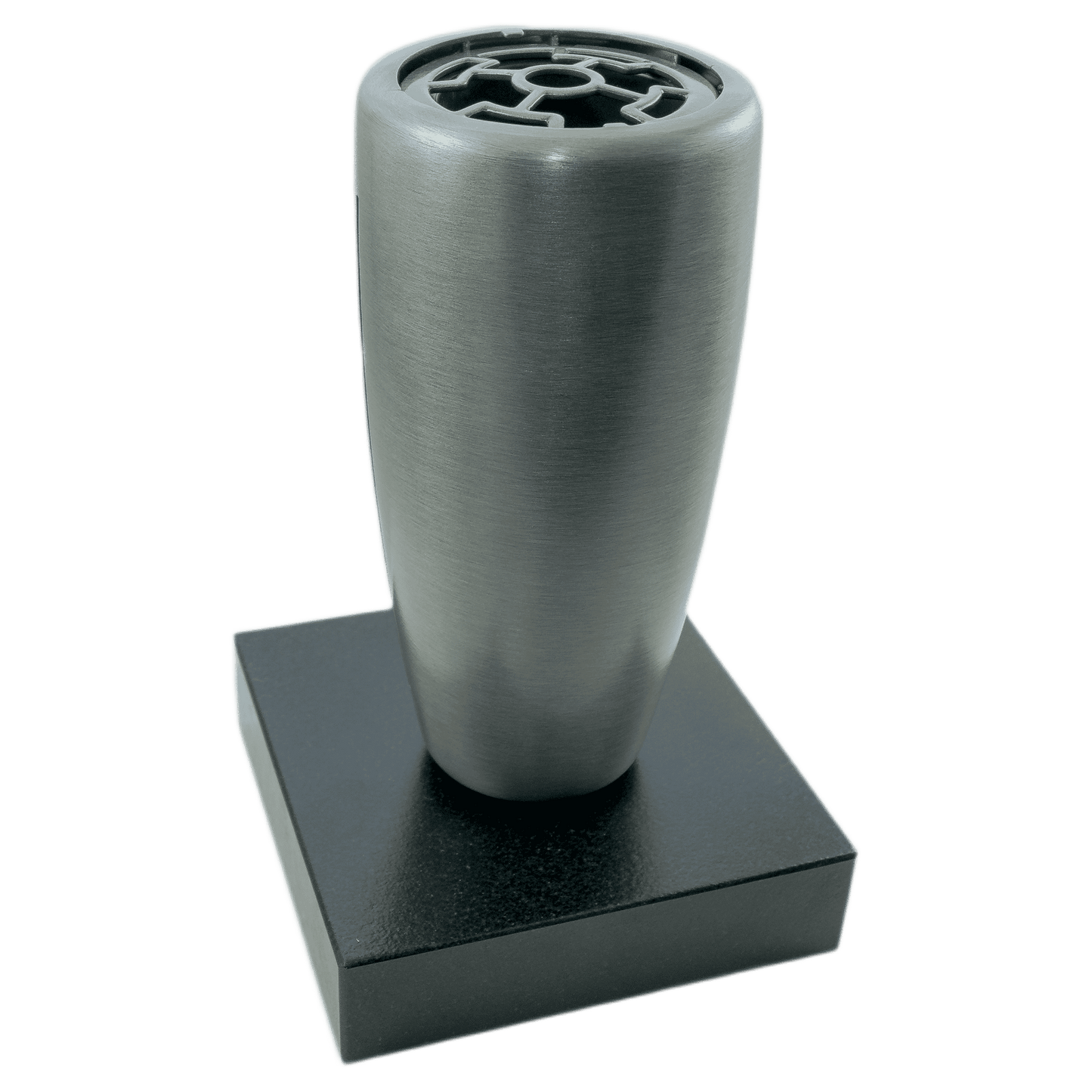 Grabvase 1705 aus Aluminium auf Granitsockel Black