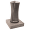Grabvase 58001 aus Aluminium auf Granitsockel Multicolor