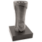 Grabvase 58170 aus Aluminium auf Granitsockel Black