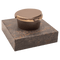 Weihwasserkessel 59001 aus Bronze auf Granitsockel Aurindi
