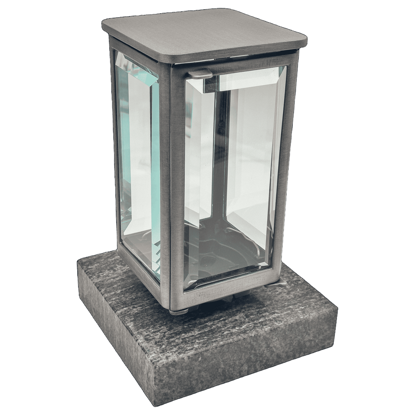 Grablaterne 1479 aus Aluminium auf Granitsockel Orion