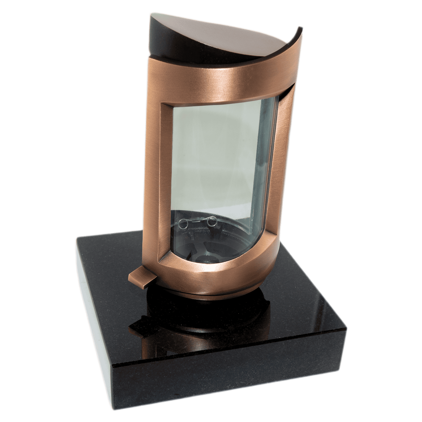 Grablaterne 1880 aus Bronze auf Granitsockel Black