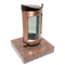 Grablaterne 1880 aus Bronze auf Granitsockel Multicolor