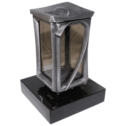 Grablaterne Modell 51170 auf Sockel Black