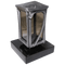 Grablaterne 51170 aus Aluminium auf Granitsockel Black