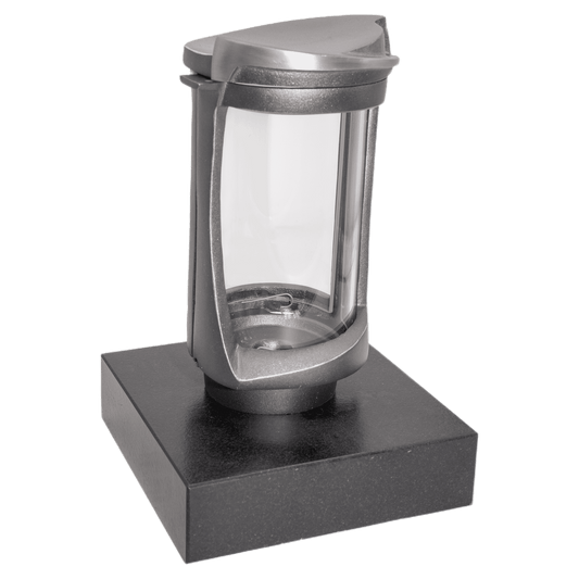 Grablaterne Modell 57001 auf Sockel Black