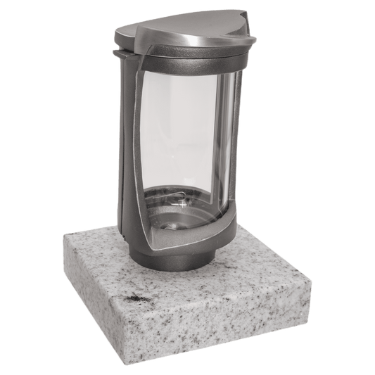 Grablaterne Modell 57001 auf Sockel Viscont White