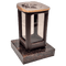 Grablaterne 57174 aus Bronze auf Granitsockel Aurindi