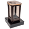 Grablaterne 57174 aus Bronze auf Granitsockel Black