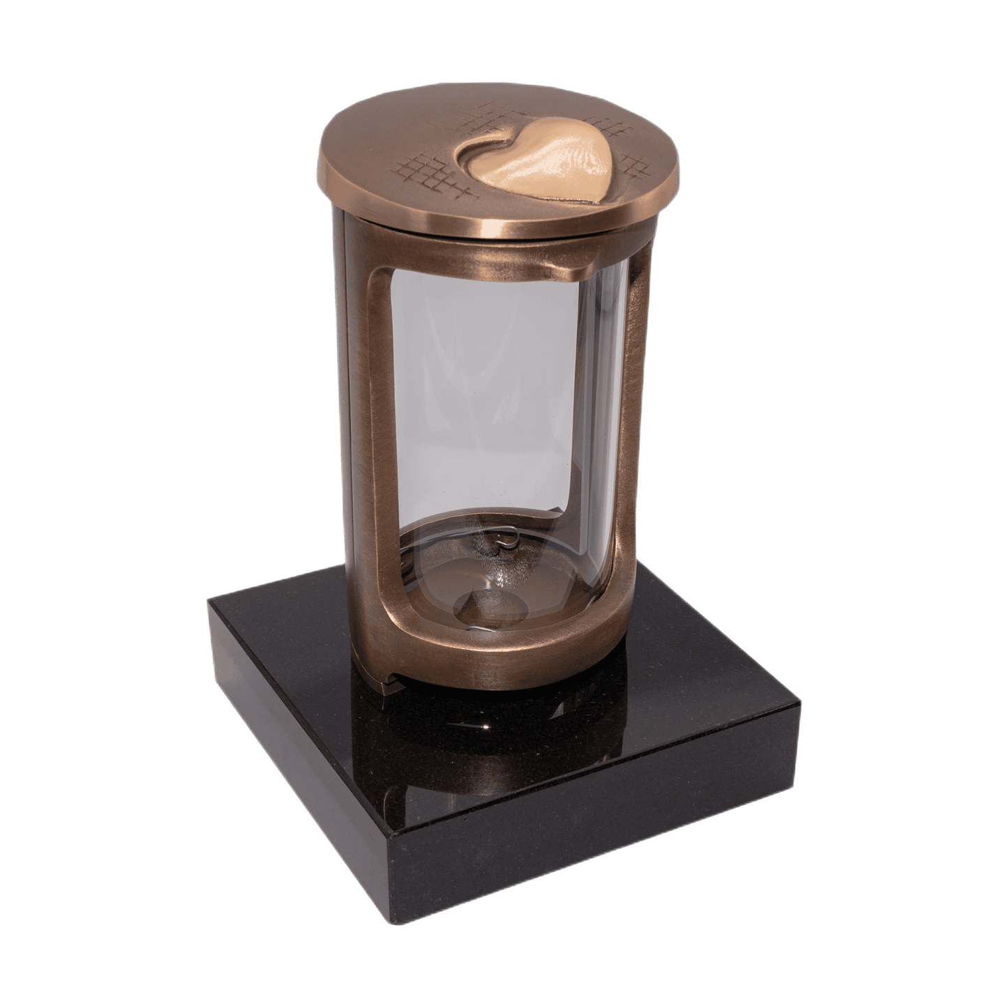 Grablaterne Modell 57175 auf Sockel Black