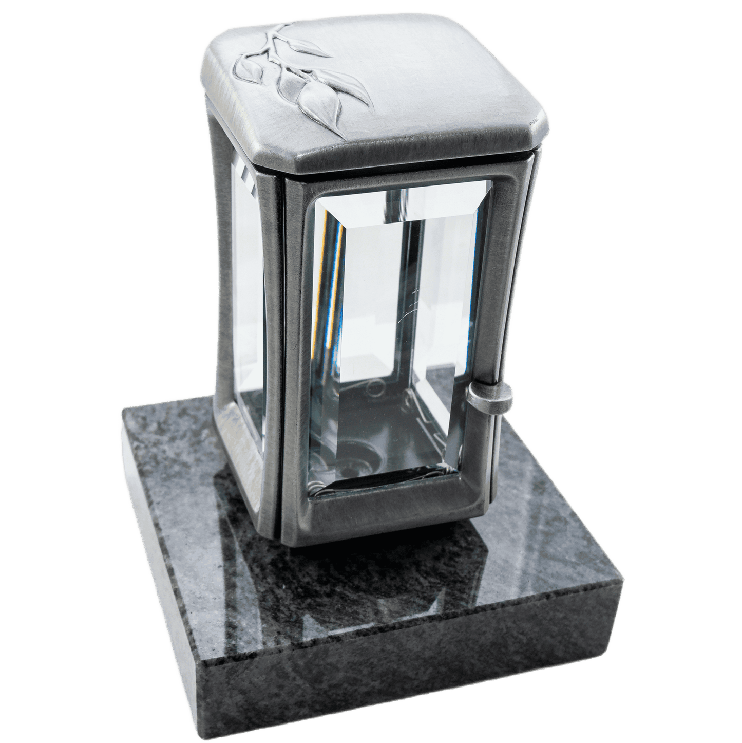Grablaterne 57880 aus Aluminium auf Granitsockel Orion