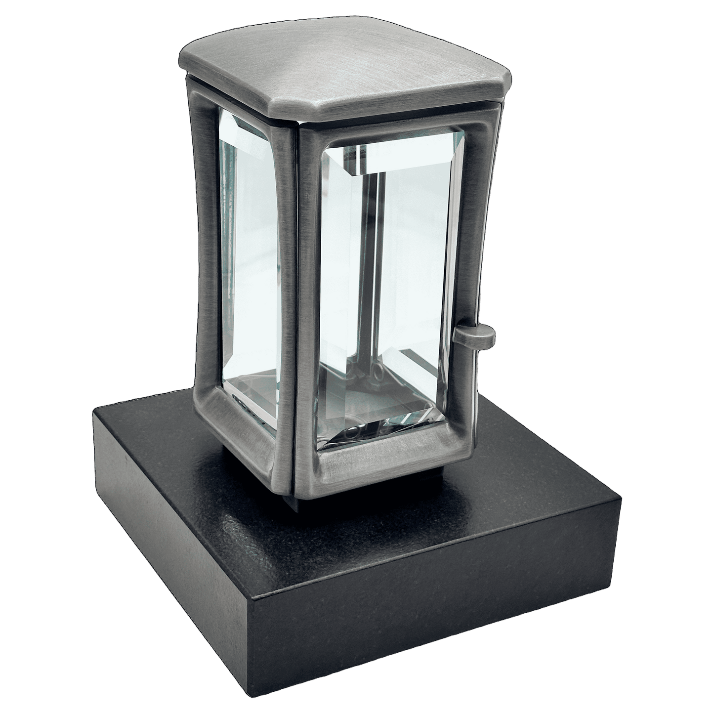 Grablaterne 94120 aus Aluminium auf Granitsockel Black