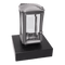 Grablaterne 94681 aus Aluminium auf Granitsockel Black