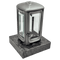 Grablaterne 94720 aus Aluminium auf Granitsockel Orion