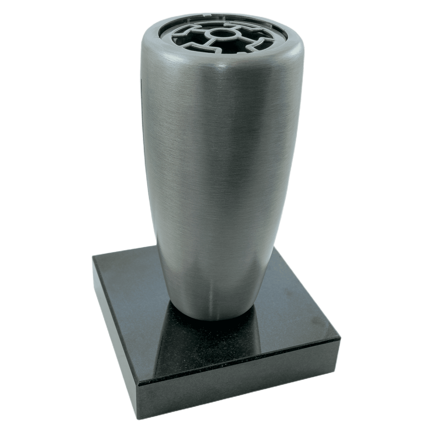 Grabvase Modell 1705 auf Sockel Black