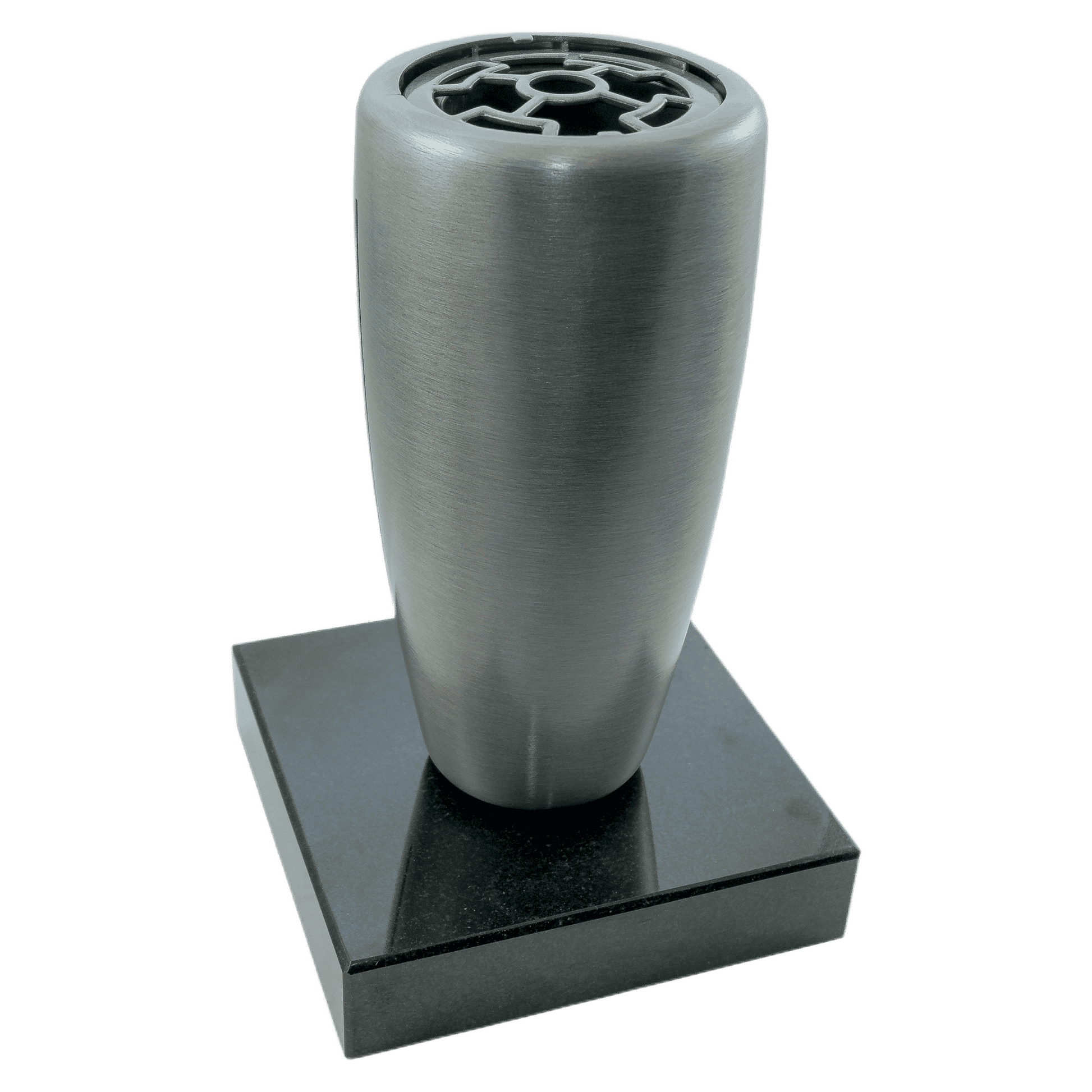 Grabvase Modell 1705 auf Sockel Black