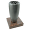 Grabvase 1705 aus Aluminium auf Granitsockel Multicolor