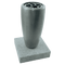Grabvase 1705 aus Aluminium auf Granitsockel Viscont White