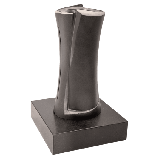 Grabvase Modell 58001 auf Sockel Black