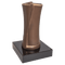 Grabvase 58001 aus Bronze auf Granitsockel Black