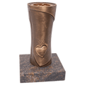 Grabvase 58170 aus Bronze auf Granitsockel Aurindi