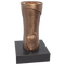 Grabvase 58170 aus Bronze auf Granitsockel Black