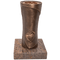 Grabvase 58170 aus Bronze auf Granitsockel Multicolor