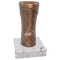 Grabvase 58170 aus Bronze auf Granitsockel Viscont White