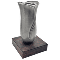 Grabvase 98720 aus Aluminium auf Granitsockel Aurindi