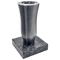 Grabvase 98733 aus Aluminium auf Granitsockel Orion