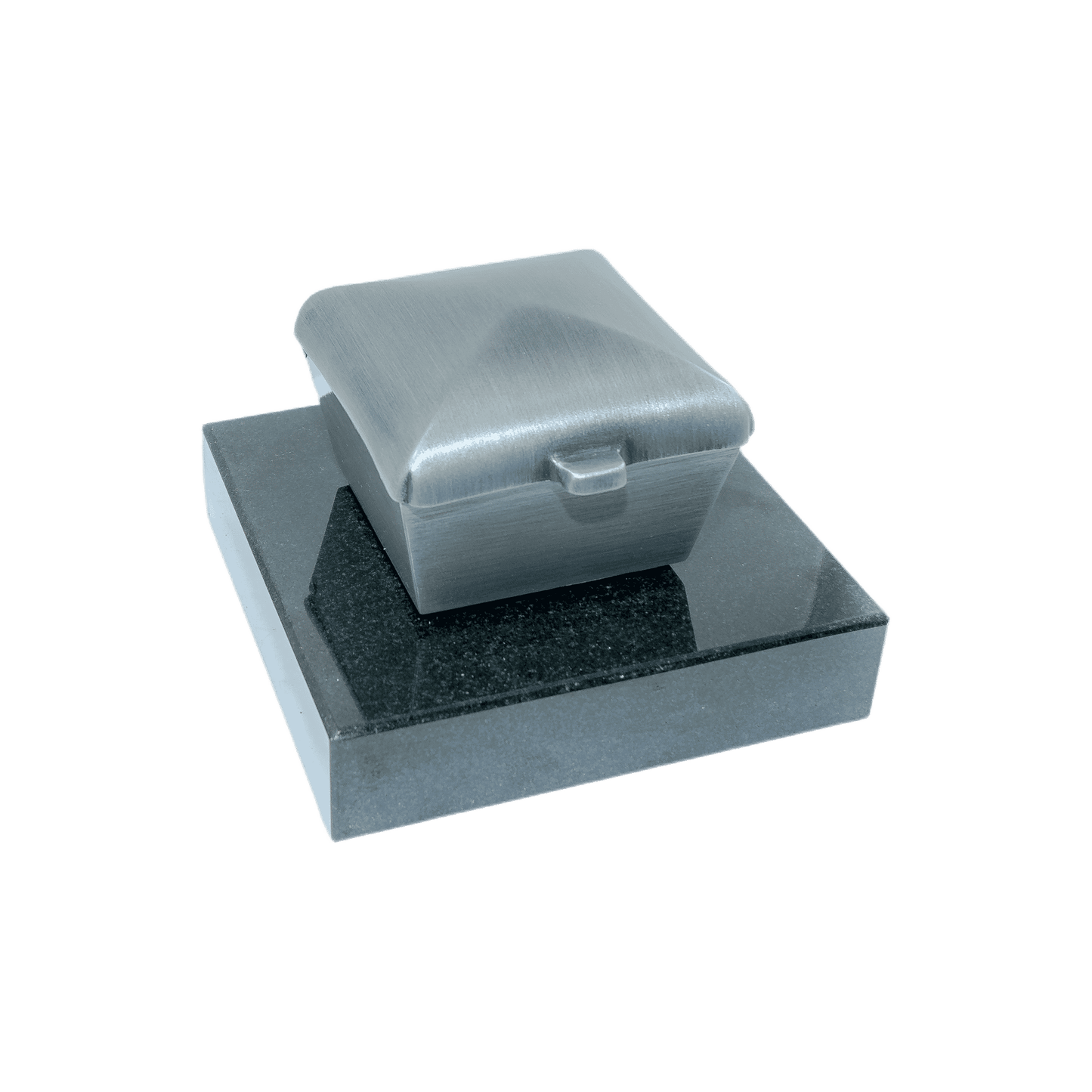 Weihwasserkessel 1705 aus Aluminium auf Granitsockel Black