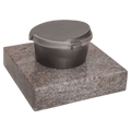 Weihwasserkessel 59001 aus Aluminium auf Granitsockel Multicolor