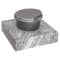 Weihwasserkessel 59001 aus Aluminium auf Granitsockel Viscont White