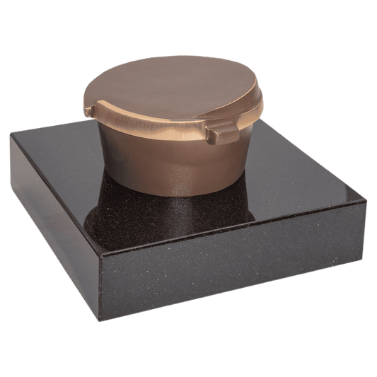 Weihwasserkessel Modell 59001 auf Sockel Black